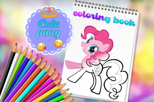 Hra - Cute Pony Coloring Book